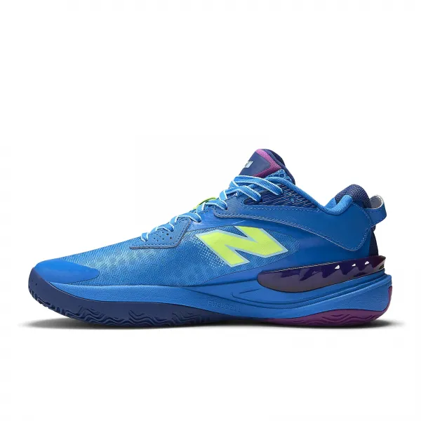 Zapatillas baloncesto New Balance Hesi Low V2 Blue Oasis interior