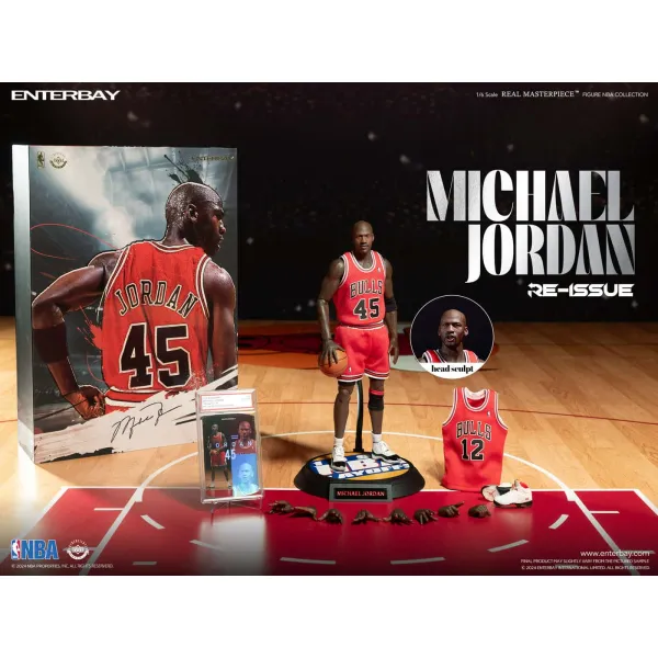 Figura de Michael Jordan con los Bulls de Enrterbay total