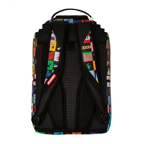 Mochila Sprayground Minecraft Checks trasera