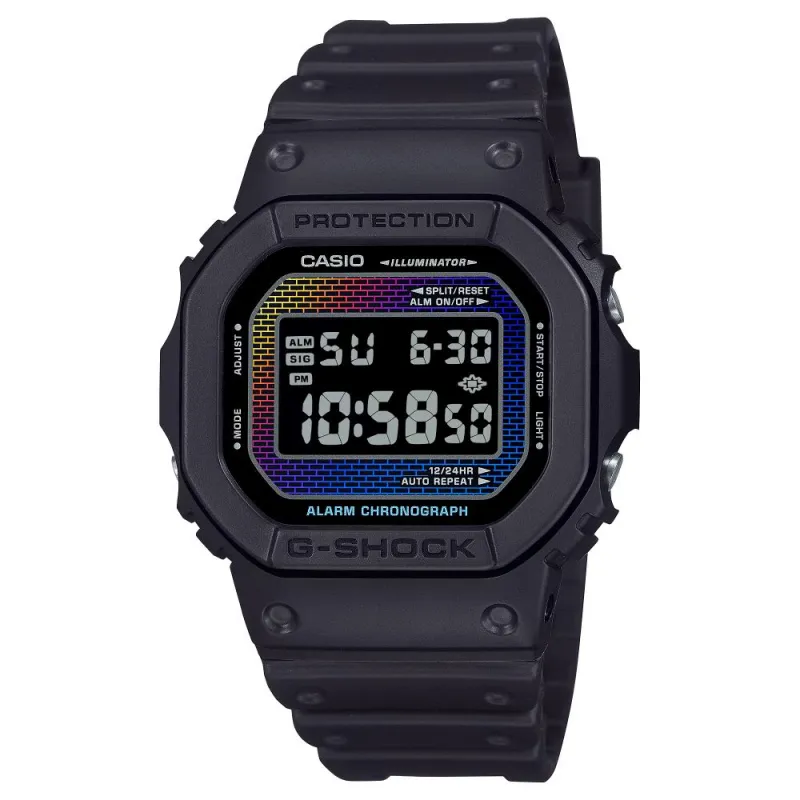 Casio G-Shock DW-5600RW-1ER Rainbow Brick Wall