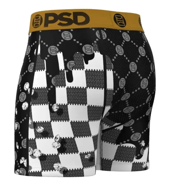 Calzoncillos Bóxer PSD underwear Check Drip derecha