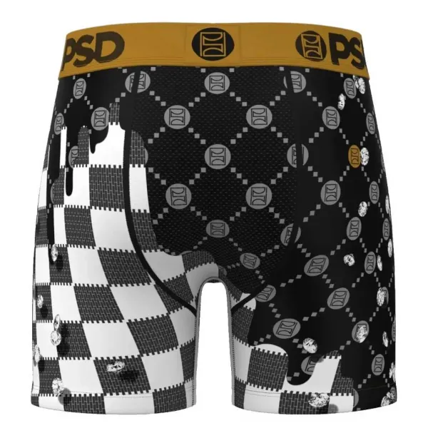 Calzoncillos Bóxer PSD underwear Check Drip trasera