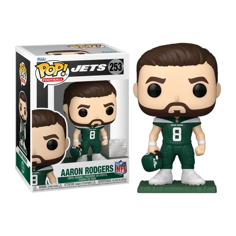 Funko Pop Aaron Rodgers con Jets 253