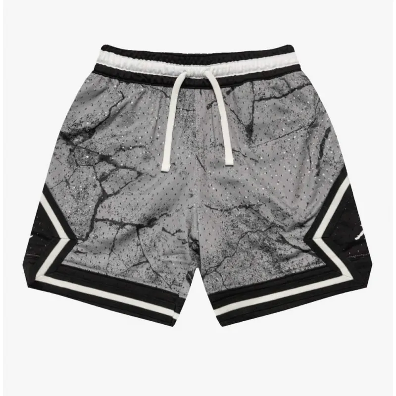 Short baloncesto Jordan Diamond AOP Junior cement frontal