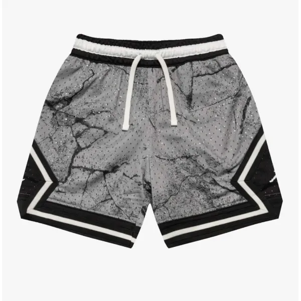 Short baloncesto Jordan Diamond AOP Junior cement frontal