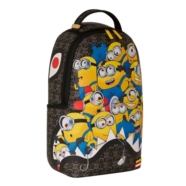 Mochila Sprayground Minions Stacked lateral