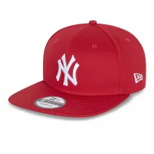 Gorra Plana New York Yankees MLB 9Fifty New Era roja lateral