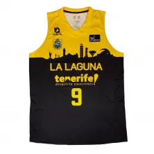 Camiseta Marcelinho Huertas CBC La Laguna Tenerife primera equipación vista frontal