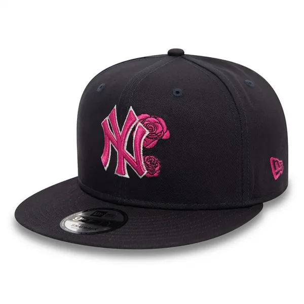 Gorra New York Yankees seasonal flower 9Fifty New Era navy detalle