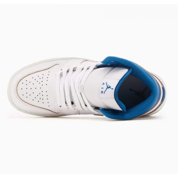 Zapatillas Jordan I Retro Mid "Industrial blue" empeine