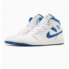 Zapatillas Jordan I Retro Mid "Industrial blue" frontal