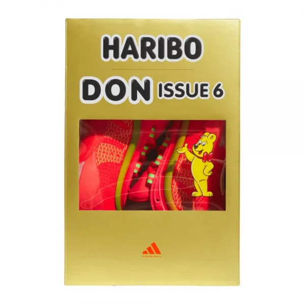 Zapatillas de baloncesto Adidas D.O.N. Issue 6 - Haribo Lucid Red caja