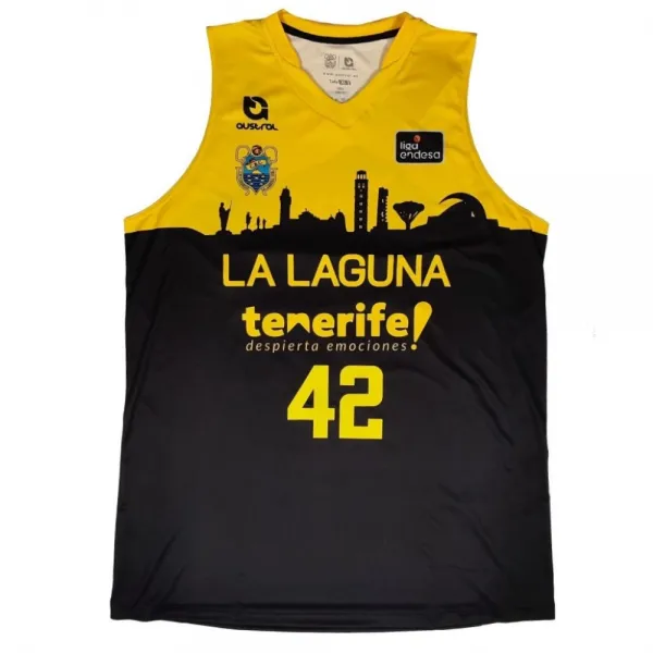 Camiseta Aaron Doornekamp CBC La Laguna Tenerife vista frontal