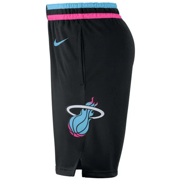 Short Miami Heat Vice City Edition Swingman Nike negro lateral