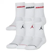 Pack 6 pares calcetines Jordan blancos niños