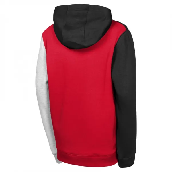 Sudadera de Chicago Bulls "Splash pullover" Outerstuff para niños espalda