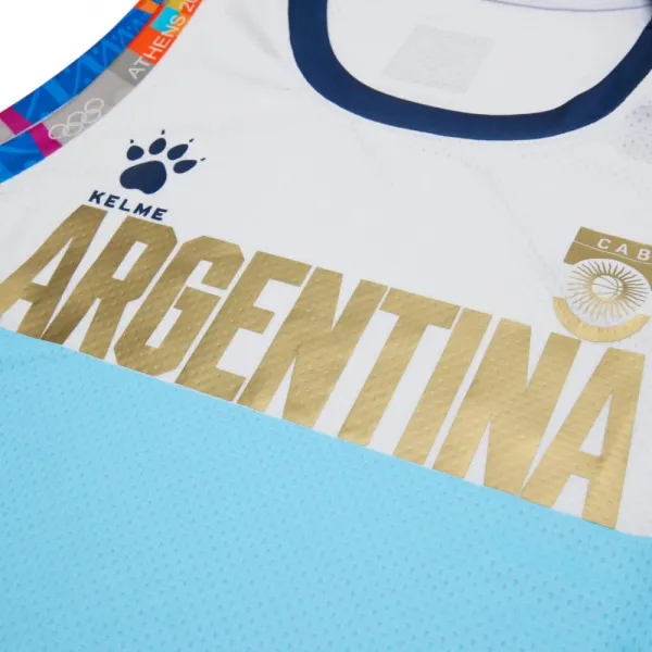 Camiseta Selección Argentina Baloncesto Primera Equipación detalle