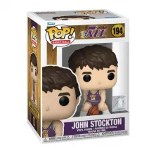 Funko Pop John Stockton Rookie con Utah Jazz vista caja