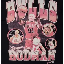 Camiseta Dennis Rodman Chicago Bulls NBA Player Photo detalle