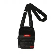 Bolso Sprayground Hangover Drip Check Sling abierto