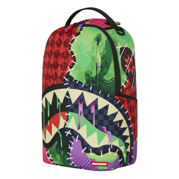 Mochila Sprayground Cut Up Stitched zombie lateral