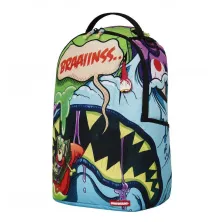 Mochila Sprayground Blue Zombie Shark lado